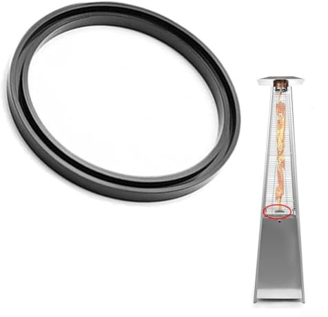 Anillo de apoyo para tubos de cristal o cuarzo anillo de goma de repuesto para calentador de patio (9 cm)