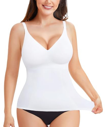 Gotoly Shapewear Tank Top for Women Tummy Control Shaping Camisole Tops Slimming Compression Cami Vest with Adjustable Straps