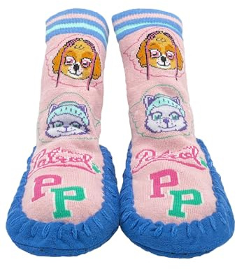 PAW PATROL Hausschuhe Kinder Mädchen | Skye | Geschenke für Mädchen | Socken | ABS Socken | Antirutsch | Schlappen