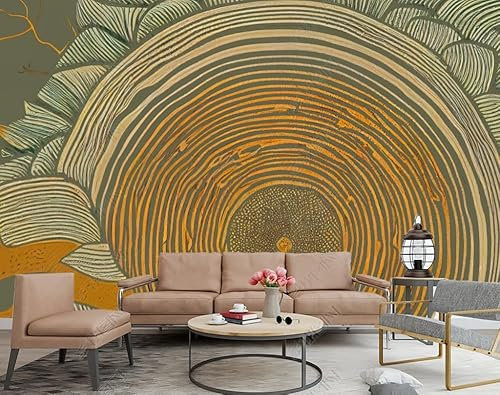 Fototapete 3D Effekt Tapeteleichte Luxus-Ringe Aus Amerika Vliestapeten Tapete Schlafzimmer Wohnzimmer Fototapete 3D Tapete 200Cm(W)*140Cm(H)