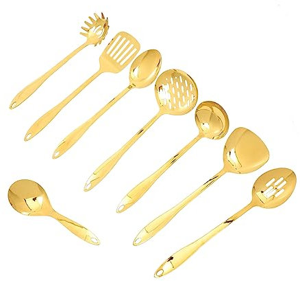 VALICLUD Utensili Da Cucina in Acciaio Resistente Spatola in Acciaio Resistente Set Utensili Da Cucina Appendi