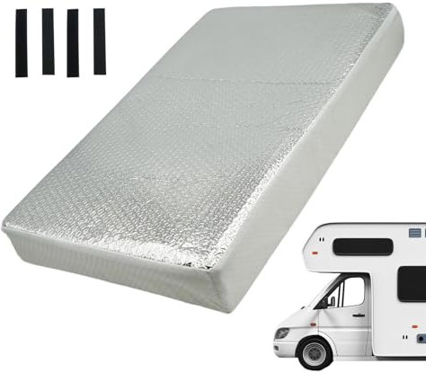 Poludatly Housse de fenêtre de Toit pour Camping-Car, Isolation imperméable et Amovible pour fenêtre de Camping-Car, remorque, Caravane, Salle de Bain, Grenier, Hiver