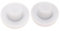 VILLCASE 1 Set Guarnizione Del Sedile Del Water Paracolpi Per Copriwater Sollevatore Copertina Paracolpi Per Sedile Del Water Imbottito Montante Coperture Paraurti Kit Grigio 2 Pezzi