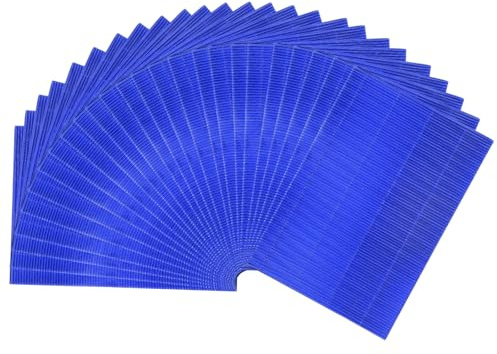 QUARKZMAN 25 Blätter A4 Dunkelblau Metallic Wellpappe 21 cm x 29 7 cm Glänzende Wellpappe Für DIY Kunsthandwerk Scrapbooking Geschenkbox