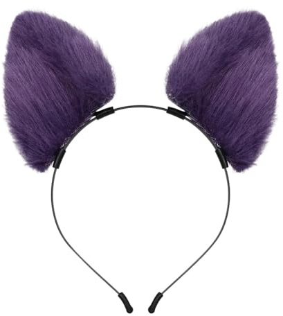 Jiuvaso Serre-tête oreilles de chat, oreilles d'animal mignonnes de dessin animé pour jeux de rôle, spectacles, anniversaire