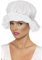 Adult Ladies Victorian Maid Servant Frill White Mop Cap Hat Fancy Dress Accessory