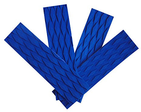 Los 4 Surfing Front Traction Pad Ersatz für Surfboard Deck Grip Cushion Klebstoff & Vielseitig, Blau