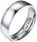 PROSTEEL personalisiert Finger Ring Edelstahl Damen Ring hochglanzpoliert Trauring Verlobungsring 6mm breit Band Ring Partnerring Ehering Modeschmuck Accessoire für sie, Größe 49