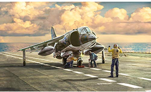 ITALERI 1410S - 1:72 AV-8A Harrier , Modellbau, Bausatz, Standmodellbau, Basteln, Hobby, Kleben, Plastikbausatz, detailgetreu, Unlackiert