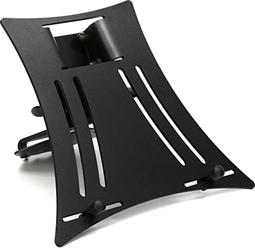 K&M 18863 Laptopablage für Spider Pro, Baby Spider Pro - Laptop-Pult Schwarz - Aluminium, Stahl - neigbare Auflage