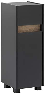 Schildmeyer Midischrank 146314 Cosmo, 30,2 x 84,8 x 33 cm (BxHxT), anthrazit