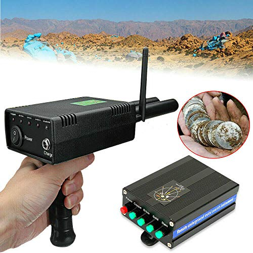 Metalldetektor Metallsuchgerät AKS Handheld Schatzsucher Metallortungsgerät Dual Probe Metall Suchgerät Gold Metal Detector, Erkennungstiefe 20M/ Suchbereich 1000M