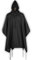 M-Tac Taktischer Regenponcho – Armee-/Militär-Poncho – wasserdicht Ripstop, Camping, Wandern, Outdoor, Jagd, Regenponcho, Schwarz, Einheitsgröße