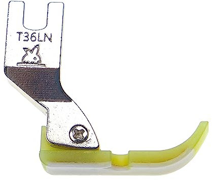 vhbw Pied de biche T36LN, Gauche Compatible avec Brother PQ1500, PQ1300, PQ1500S, B758, B757, B781, B767 Machine à Coudre Industrielle