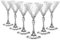 Bormioli Rocco America '20s Martini Glasses - Vintage Art Deco Coupe Glasses for Wine, Espresso Martini - 155ml - Clear - Pack of 6