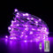 Fantasee Cooper Wire String Lights LED alimentato USB Fata luci 8 modalità con timer telecomando per casa, camera da letto, feste di compleanno, matrimoni, feste di Natale (5 m, 50 led, viola)