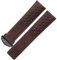 ONECMN Echtes Lederarmband für Uhrenarmband mit Faltschließe 20mm 22mm Grau Schwarz Braunes Rindslederband(Brown black,20mm)