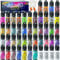 FansArriche Alcohol Ink Set - 48 Vivid Colours Alcohol-Based Ink for Epoxy Painting, Dye for Resin Petri Dish Making, Resin Art, Tumbler Making - Each 10 ml