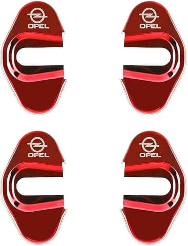 JEWOSS 4 Stück Edelstahl Auto Türschlossabdeckung für Opel Astra Zafira Corsa Insignia Mokka, Door Lock Cover, Türschloss Abdeckung, Türverriegelung Abdeckung,D