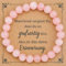 Hroanc Perlenarmband Beste Freundin Geschenke Motivationsgeschenk Armband Geschenk Für Sie Rosa Mutmacher Schwester Geburtstagsgeschenk Für Beste Freundin Geschenk Für Mama Zum Muttertag