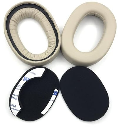 Headphones Ear Pads Cushion Foam Cover Replacement Compatible for Jabra Elite 85H, Headsets Soft Sponge Earpads Ear Cups Cushions Earcups Covers (White)