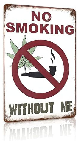 No Smoking Without MeRetro Metall Schild Bar, Raucherzimmer, Zimmer, Badezimmer Fun Art Poster Dekoration (2415)