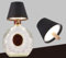 Dopastore Lampada per Bottiglia da Tavolo LED Portatile Senza Fili Dimmerabile con 3 Tonalità di Luce Integrate IP54 Per Camera Bar Ristorante Bistrot Arredamento (Nero)