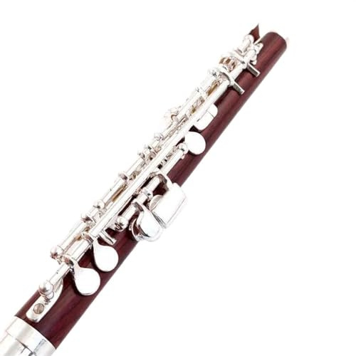 flöte Palisander Piccolo C-Klappe Kupfernickel Halbflöte Versilbertes Ebenholz
