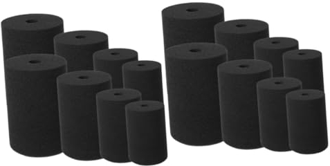 STOBOK 16pcs Cup Turner Sponges Tumbler Turner Sponge Cup Insert Cylinder Inserts for and Supplies