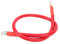 Erdungskabel, Erdungskabel mit Hoher Zähigkeit, 23,6 Zoll, 4 AWG, 25 mm², 150 A Erdungskabel für Batteriewechselrichterhalter (A (rot))