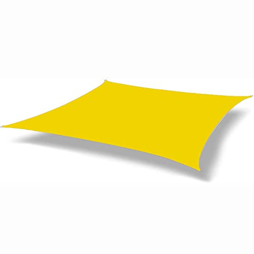 Tenda a vela rettangolare impermeabile 3 x 4 m per patio, giardino, tenda da sole per esterni, per ristorante, cortile, blocco UV, patio, vela