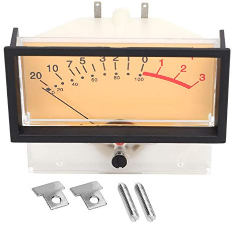 Segrehy VU-Meter, Audiopegel-Header für die Transformation von Car-Audio im Aufnahmestudio mit Zeigerscheibe und kompaktem Design