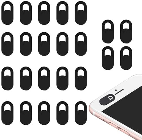 anneratteryer 24 Piezas Tapa Camara portatil Tapar Camara pc portatil Tapa Camara movil Tapa Webcam Accesorios portatil Cubre Camara portatil para Ordenadores Pc Portátiles Tablets Y Móviles