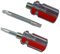 Lot de 2 tournevis à double pointe pour un usage quotidien et des situations d'urgence, tournevis à tête plate et cruciforme