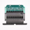 ZURFLUH FELLER - Gancio per grembiule rigido Clicksur H875E per lame da 8 mm per tapparelle, robusto blocco anti-sollevamento con 2 maglie + 1 portachiavi DOMOBIP (nero e verde, confezione da 1)