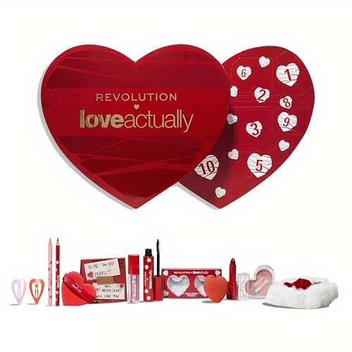 Douglas - 12 Tage Adventskalender Christmas Calendar Herz - Make-Up & Accessoures Love Actually X Revolution - Frauen Damen Kalender