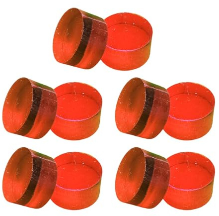 Zxpjkyu 10 Stück Billiard Pool Cue Tip Break Jump Acrylspitzen für Kraftvolle Stöße Und Lange Lebensdauer für Erwachsene Pool Spieler Billardpraxis Snooker Tr
