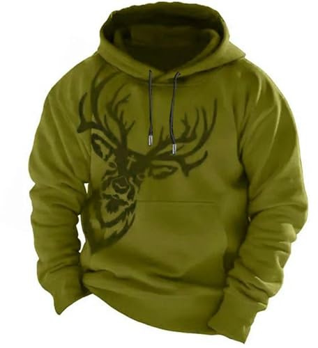 Pdakieyxnd Weihnachtspullover Damen Hässlich - Hoodie Herren Grinch Pullover Lustige Geschenk Sweatshirt 3d Print Hoodies Elch Mit Tasche Hoody Weihnachten Weihnachtsshirt Weihnachtsoutfit Ugly