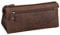 STILORD 'Alexis' Vintage Leder Etui Stiftemappe mit 2 Fächern und Reißverschluss Federtasche Federmäppchen Schlampermäppchen Echtes Leder, Farbe:Missouri - braun