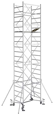 Trabattello altezza di lavoro 8,90 m in acciaio serie M5 EASY made in italy I SCEDIL