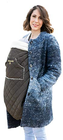 Amarsupiel|Universeller Bezug für Babytragen|Winterhülle|Anpassbar|einstellbar|Ökotex-zertifiziert |Blau