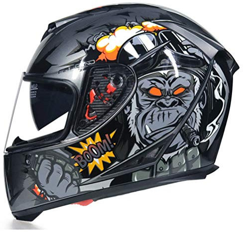 Motorradhelm Integralhelme Doppelvisier Racing Motocrosshelm Casco Modularer Motorradhelm Capacete