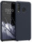 kwmobile Hülle kompatibel mit Huawei P30 Lite Hülle - Silikon Handy Case - Handyhülle weiche Oberfläche - kabelloses Laden - Heidelbeerblau
