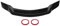 Terisass ABS Heckspoiler Spoiler Lip Kit Hochglanzschwarzer Entenschnabel Heckkofferdeckel Spoiler Wing Kit für - C-Klasse W204 Limousine 2008-2014