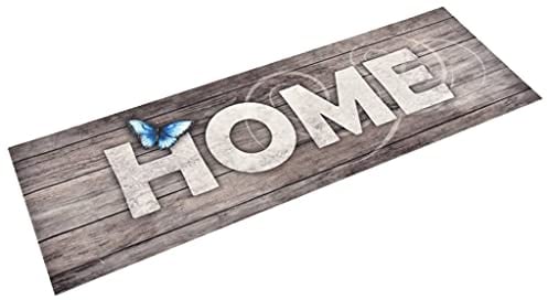 vidaXL Küche Bodenmatte Waschbar rutschfest Fußmatte Läufer Flurteppich Teppich Küchenläufer Teppichläufer Küchenteppich Home 60x180cm