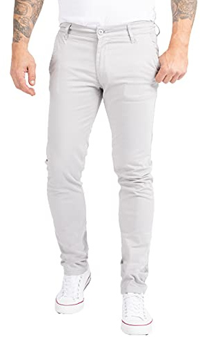 Indumentum Chino Hose Herren Slim Fit Stoffhose Businesshose IS-305 | Schmal geschnittene Chinohose, Businesspants für Office und Beruf, geeignet für Alltag und Freizeit