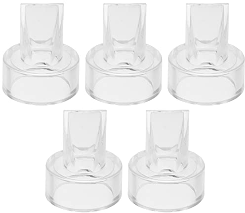 EXCEART 5pcs Duckbill Valves Transparent Anti Backflow Durable Safe Healthy Replace Breast Pump Parts Silicone Diaphragm Breast Pump Electric Breast Pump Parts