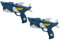 2 X Hai Wasserpistole 28cm für Kinder Pool & Strand Pump Action Wasser Pistole Soaker Blaster