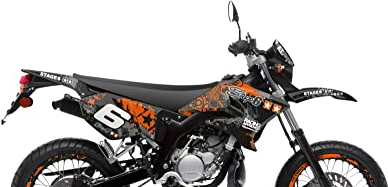 Dekor Kit Yamaha DT 50 Stage6 orange / schwarz