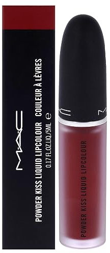 MAC, POWDER KISS LIQUID LIPCOLOR - RUBY BOO, 5 ML.